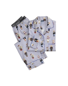 Пижама Iconic Bear, Blue/White Polo ralph lauren