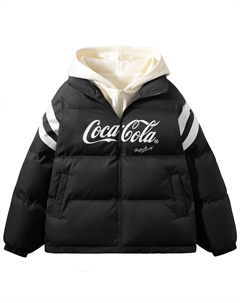 Стеганая куртка унисекс, Кола красная (утолщенная) Coca-cola