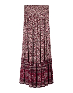 Макси юбка, Pink/Pastel pink Bershka