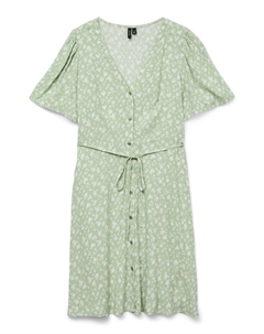 Платье-рубашка VMAlba, Grass green Vero moda