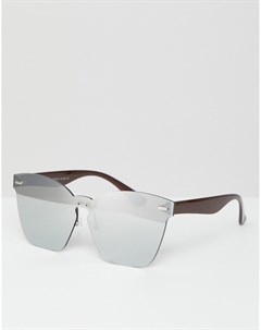Солнцезащитные очки в коричневой оправе 7x