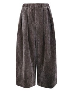 Брюки с защипами, серый Uma wang