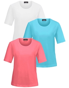 Футболка, Turquoise/White Goldner