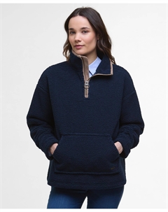 Флисовая кофта Bamburgh, темно-синий Barbour