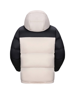 Пуховик унисекс, Серый/Черный Camel