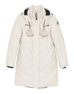 Пальто с капюшоном и помпонами, нейтральный Moose knuckles