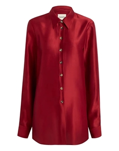 Рубашка на пуговицах, красный Khaite