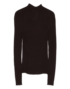 Джемпер в рубчик, коричневый Twinset