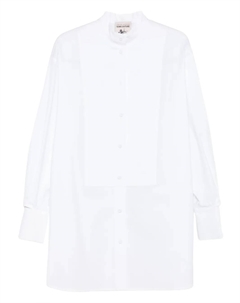 Рубашка со складками, белый Semicouture