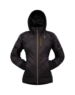 Женская легкая пуховик шерстяная куртка, черный Grüezi bag