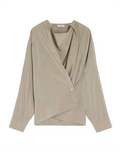 Драпированная блузка, нейтральный Lemaire