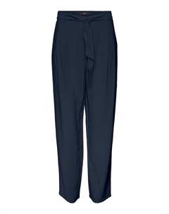 Свободные брюки со складками спереди ELSA, Navy Vero moda