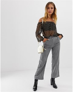 Полосатые брюки в винтажном стиле Wednesday's girl