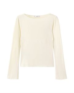 Лонгслив ANI, Off white Mango