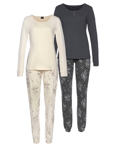 Пижама, Beige/Anthracite Vivance