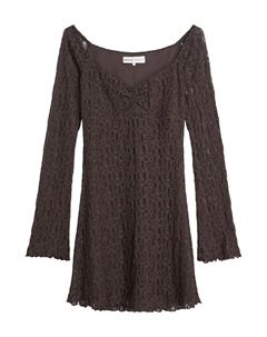 Мини платье, Chocolate Bershka