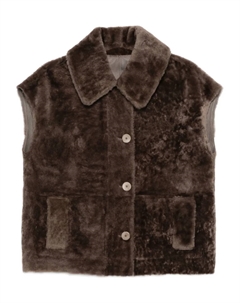 Дубленка, коричневый Joseph