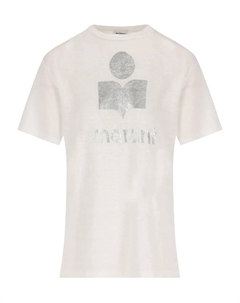 Хлопковая футболка Zewel, белый Isabel marant