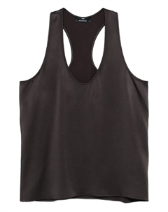 Атласный топ с американской проймой, коричневый Chb christian boaro