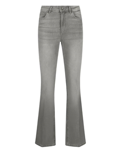 Джинсы-клеш с завышенной талией, серый Liu jo
