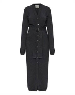 Кардиган на пуговицах с поясом, серый Isabel marant