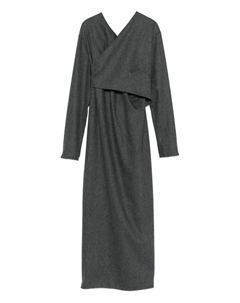 Платье серого цвета Khaite