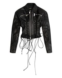 X Ducati куртка на молнии со шнуровкой, черный Dsquared2