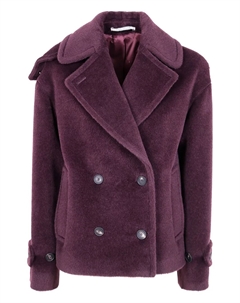 Двубортный пиджак из шерсти альпаки, красный Tagliatore