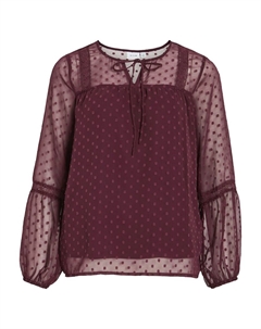 Блуза VIEdee, Wine red Vila