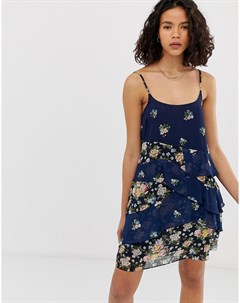 Платье мини с цветочным принтом Pepe jeans