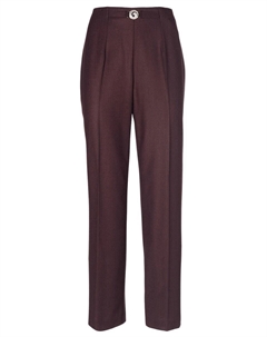 Обычные плиссированные брюки Martha, Burgundy Goldner