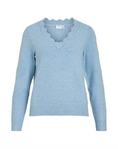 Свитер NIKOLINA, Light blue Vila
