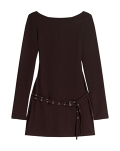 Мини платье, Dark brown Bershka