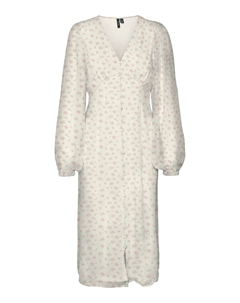 Платье-рубашка VMSMILLA, White Vero moda