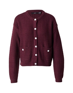 Вязаный кардиган VMHarper, Wine red Vero moda
