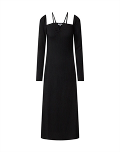 Макси платье Vicki, Black Edited