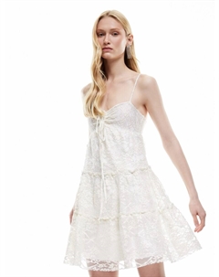 Летнее платье, White Koton