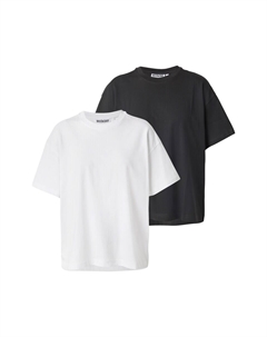 Футболка 2-pack Danya Boxy T-shirt, White Weekday