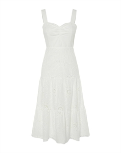 Миди платье, White Trendyol