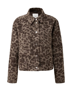 Демисезонная куртка, Cappuccino/Dark brown Qs