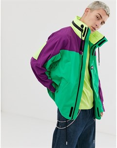 Куртка в стиле колор блок со скрытым капюшоном J Futoshi Diesel