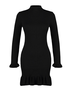 Вязаное платье, Black Trendyol