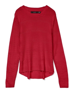 Свитер VMNuevocharity, Blood red Vero moda