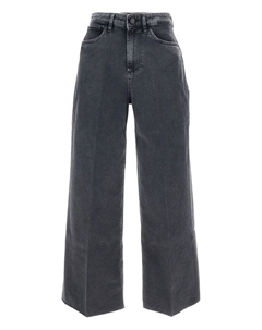 Выцветшие джинсы широкого кроя, черный 3x1