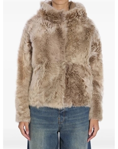 Меховая шуба, нейтральный Yves salomon