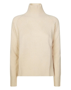 Свитер в рубчик с высоким воротником, нейтральный Dondup