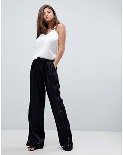 Широкие брюки с цветочным принтом Stylestalker