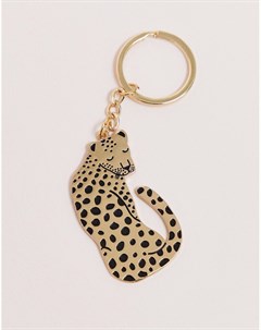 Брелок для ключей с леопардом Sass belle Sass & belle