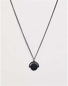 Черное ожерелье с подвеской Burton Burton menswear