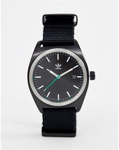 Черные часы с парусиновым ремешком adidas Z09 Process Adidas originals